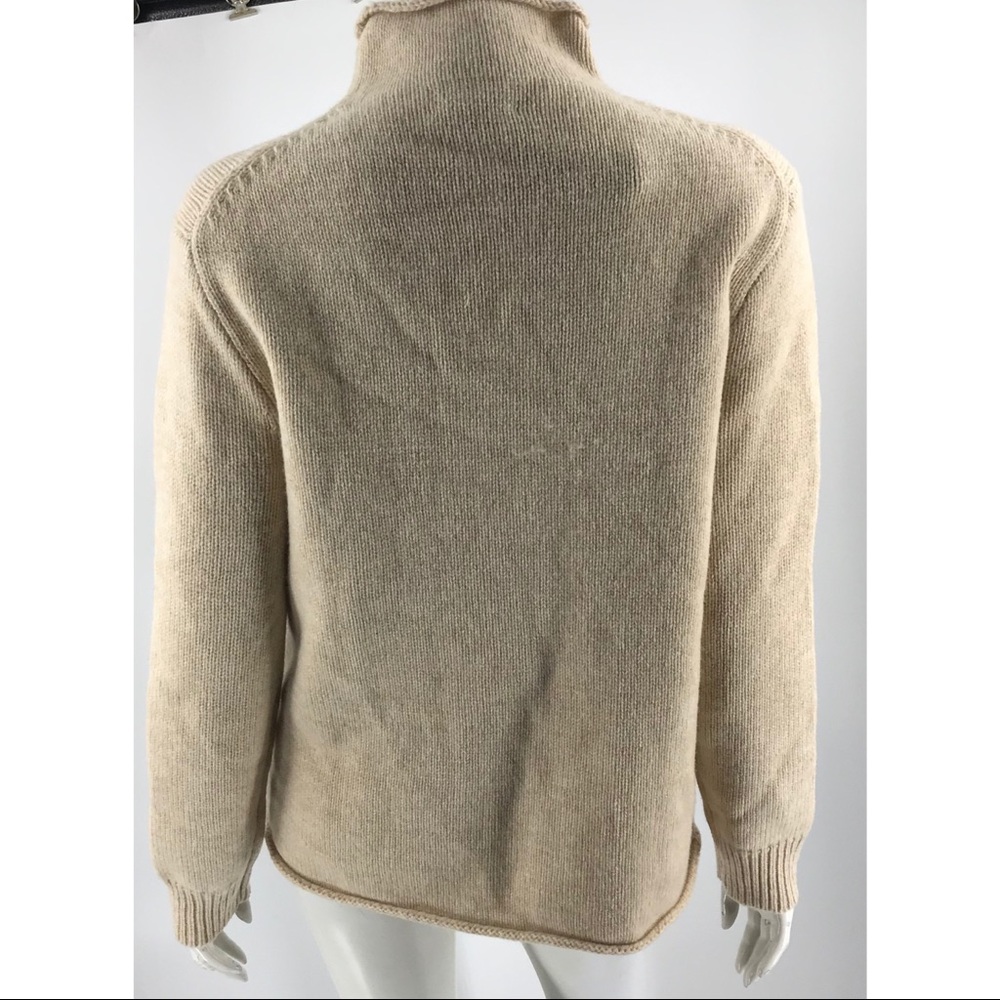 J Crew Cream Lambs Wool Sweater NWT - Picture 3 of 4